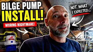 S1E47. This Sailboat’s Wiring Scares Me 😅 (Bilge Pump Install + Boat Work)