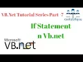 VB Net Tutorial Series Part 7 If Statement in VB Net