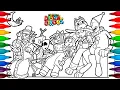 Satisfying Coloring Characters Digital Circus The Amazing Digital Circus Coloring Pages