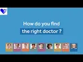 How to Find the Right Doctor Healthgrades