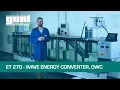 GUNT ET 270 - Wave energy converter oscillating water column OWC