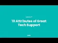 Attributes of Great Tech Support 04 Communicate Clearly and Solve Problems Effectively