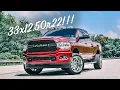 Do 33 s rub on a stock Ram 2500