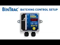 BinTrac Batching Control Setup