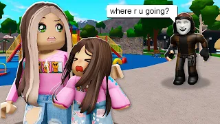 CREEPY STRANGER Followed My Daughter Home From My Park.. (Roblox Bloxburg)