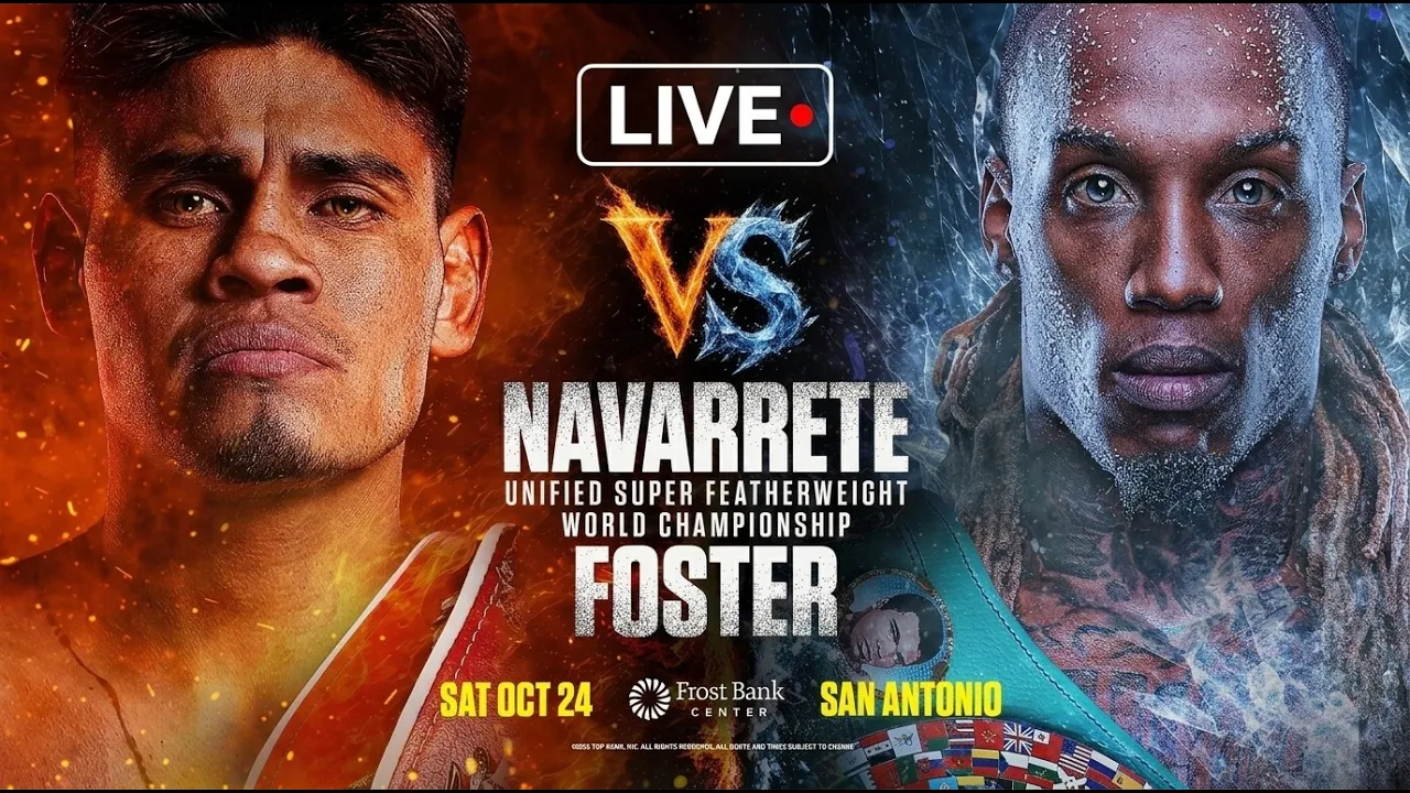 Emanuel Navarrete vs O'Shaquie Foster Live Stream | 2026 Boxing World Championship | Full Fight 2026-10-25 03:59