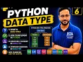 Python Data Types Explained in Hindi int float bool str list tuple set dict Part 6 BTA