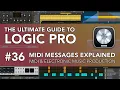 Logic Pro - MIDI Messages Explained MIDI Electronic Music Production