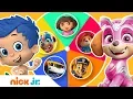 Guess The Missing Colors w PAW Patrol Mighty Pups Bubble Guppies Color Game Nick Jr