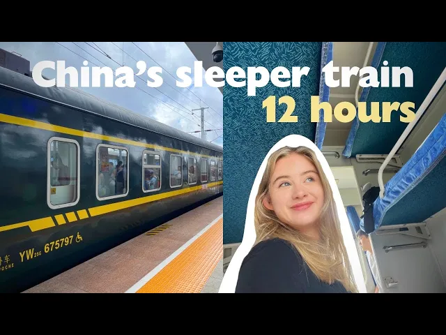 I took a sleeper train in China 🚃 | Sleepless but Worth It ?