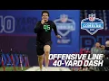 FULL Offensive Lineman 40-Yard Dash 2025 NFL Combine