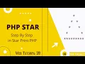 Hollow Pyramid Star Pattern In PHP Step By Step Star Print In PHP Web Tutorial 39