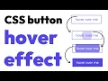 CSS button hover effect tutorial using CSS pseudo elements