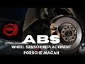 ABS Wheel Sensor Replacement with Basic Hand Tools And Porsche macan