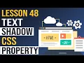 CSS Text shadow Property CSS Tutorial in Hindi Lesson 48