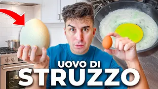 CUCINO L'UOVO DI STRUZZO! IL PIU' GRANDE UOVO AL MONDO!