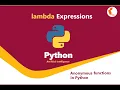 Python Tutorial Full Course Lambda Expressions in Python along with zip map filter part 22