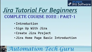 Jira Tutorial For Beginners Complete course 2022 PART-1 Jira Project Management JIRA Software