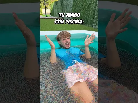 Tu Amigo Con Piscina🤣⚠️ #comedia