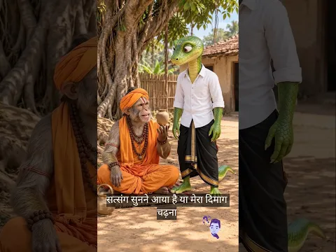 Snake Man vs Monkey Baba ๐๐ฅ #Funny #Comedy #Viral #shorts