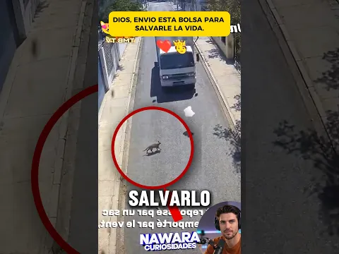 Dios, usó esta bolsa para salvarle la vida!