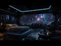 The Last Astronomer's Sanctuary | Spaceship Cabin ASMR & White Noise