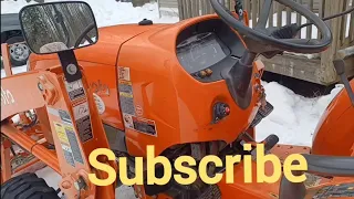 Clearing the Error Code on a Kubota L-3901