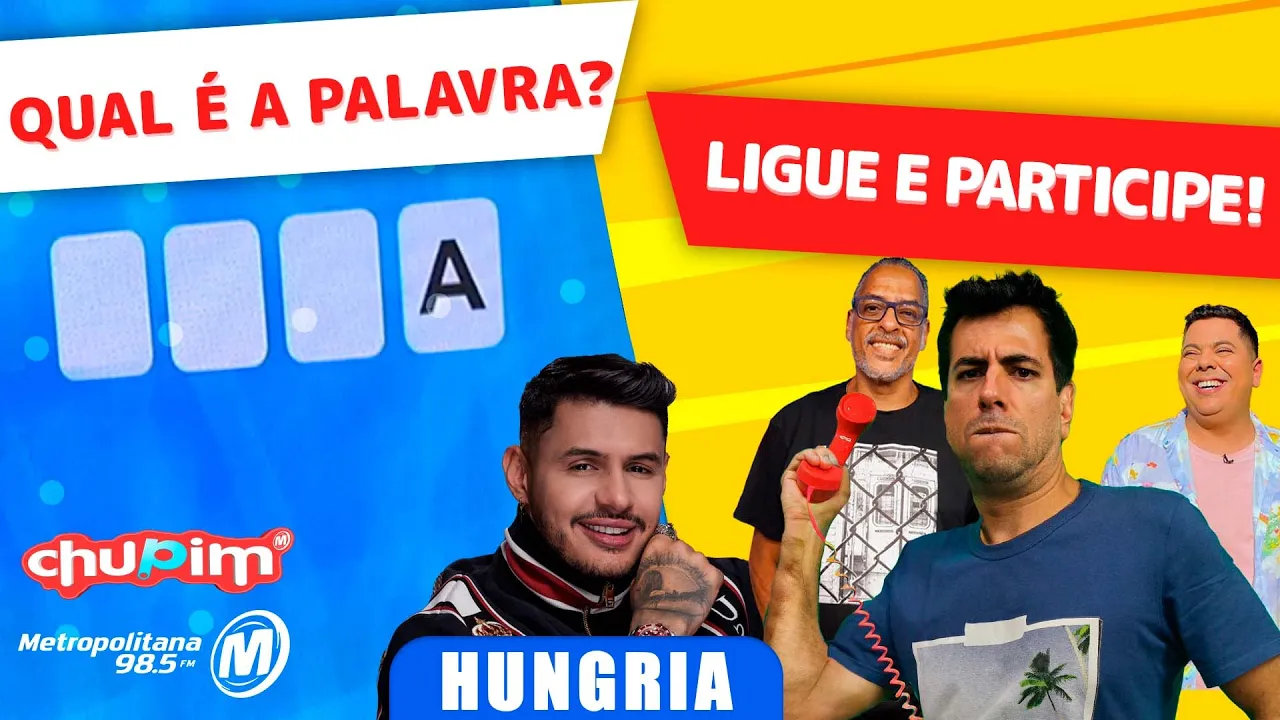 HUNGRIA - @OficialHungria | PALAVRA MISTERIOSA - 09/08/2023 #gustavohungria #hungria