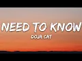 Download Lagu Doja Cat - Need To Know (Lyrics)