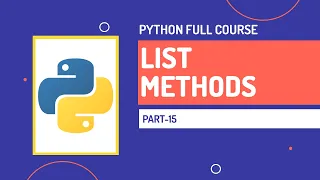 List Methods in Python Python Full Course Part-15 Hindi