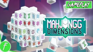 Mahjongg Dimensions Mahjong 3D Gameplay Android NO COMMENTARY