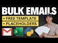 Automate Your Gmail with Excel Python FREE Template
