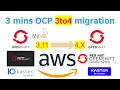 OCP3to4 Container Migration - 3 mins migrate containers OCP 3 11 to 4 x by Yongkang Kubernetes