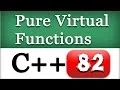 C Pure Virtual Functions Abstract Classes Cpp Tutorial