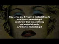 Madonna- Material Girl (LYRICS)