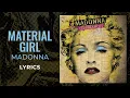 Lagu Madonna- Material Girl (LYRICS)
