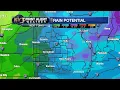 Dry and warm for two more days