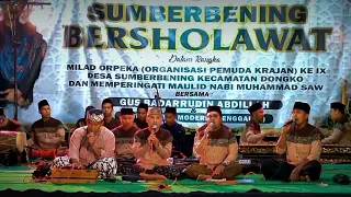 sumberbening bersholawat bersama group hmt hadroh modern trenggalek hasbunalloh wanikmal wakil