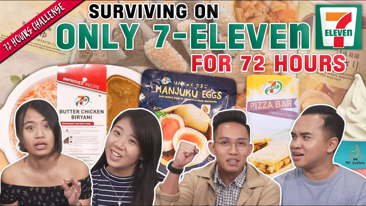 We Ate ONLY Food From 7-11 For 72 Hours!   72 Hours Challenges   EP 12