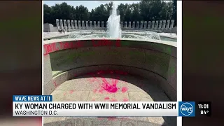 Elizabethtown woman charged after defacing D C veterans memorial