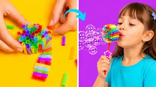 🫧 Wow! 🌈 Mainan Gelembung DIY! 😍 dan Kerajinan Kreatif Lainnya