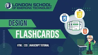 Design Flashcards with HTML CSS and JavaScript - Full Tutorial