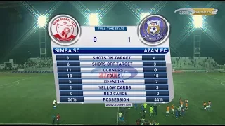 azam tv mapinduzi cup full highlights simba 0 1 azam fc