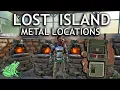 Ark Lost Island Metal Locations UPDATE - Ark Survival Evolved