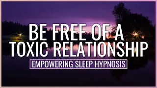 8 Hour Sleep Hypnosis Cutting Cords To Toxic Relationships Dark Screen 