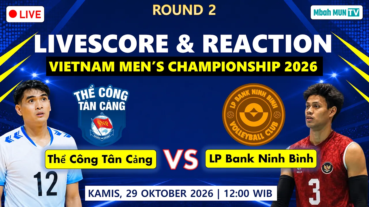 🔴 RIVAN VS BOY! THE CONG VS LPB NINH BINH | LIVE SCORE & LIVE REACTION VIETNAM CHAMPIONSHIP 2026