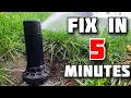 How To Replace A Sprinkler Head In 5 Minutes - Orbit Hunter Rainbird