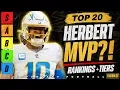 Top 20 Quarterback Rankings Tiers - 2026 Fantasy Football