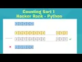 HackerRank Counting Sort 1 Python