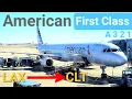 American A321 Oasis First Class Trip Report Los Angeles LAX - Charlotte CLT 4K